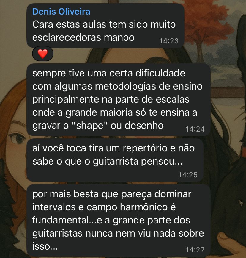 Depoimento real de aluno via WhatsApp — resultado após aplicar o método