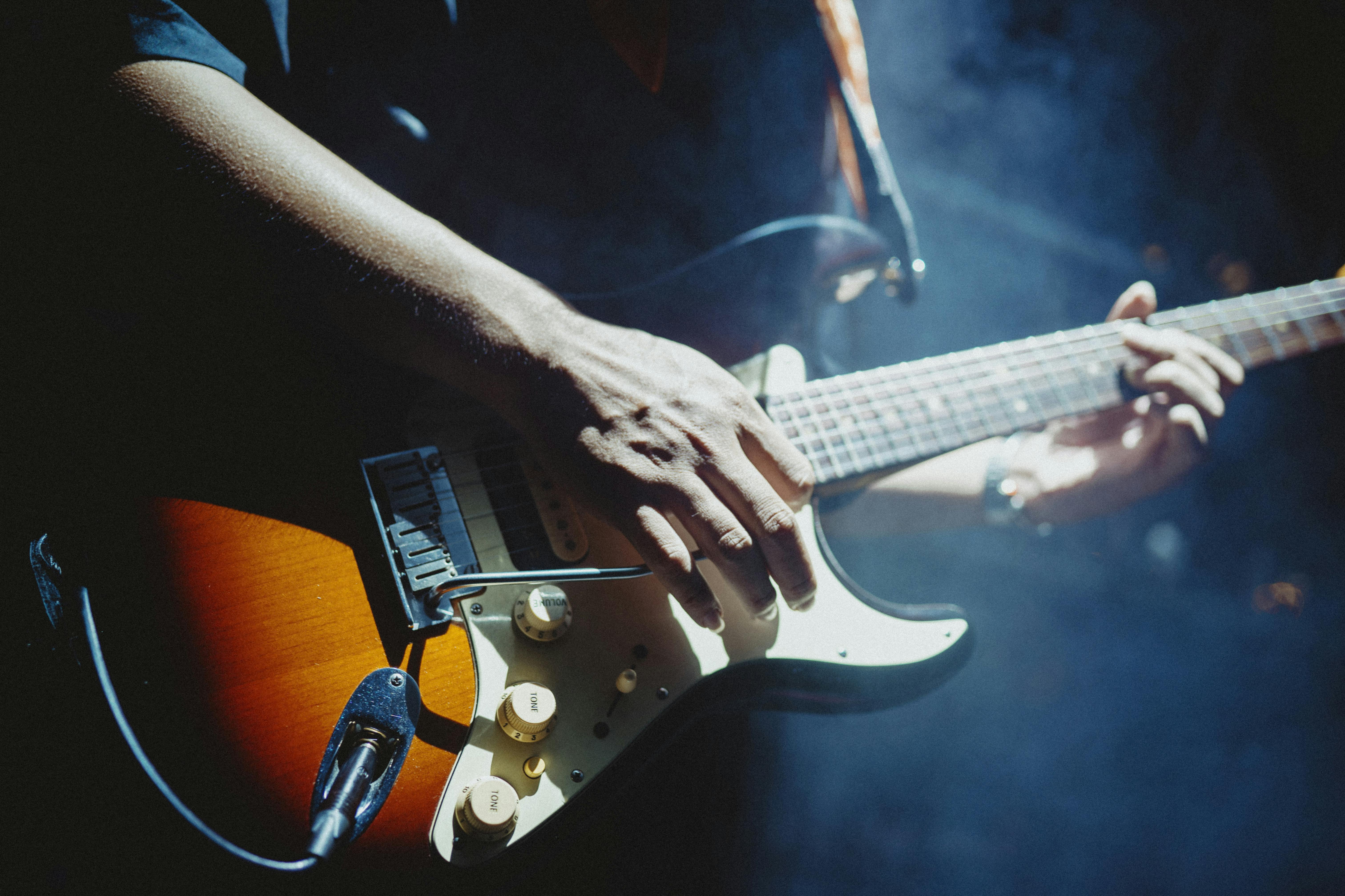 Ilustra a sensação de ficar preso aos mesmos licks e frases na guitarra